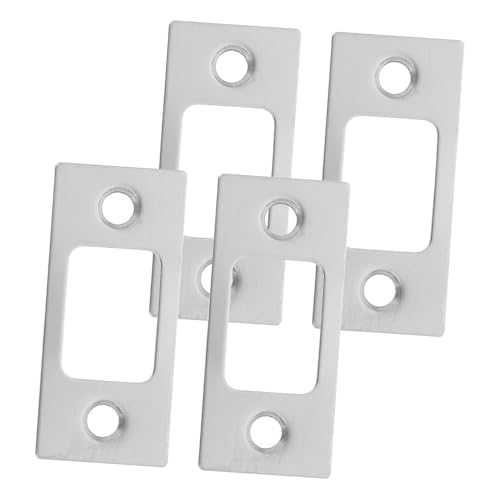 Sewroro 4 Stück Edelstahl Türschließblech Türfallenabdeckung für Zimmer Holztüren mit Verbesserter Einfache Montage Langlebig und Robust für Haus Büro Hotel Sewroro 4 Stück Edelstahl Türschließblech Türfallenabdeckung für Zimmer Holztüren mit Verbesserter Einfache Montage Langlebig und Robust für Haus Büro Hotel von Sewroro