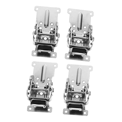 Sewroro 4 Stück Faltbare Scharniere Selbstverriegelnde und Möbelbeschläge für Tischbeine Korrosionsbeständige Hardware für Küche Bad und Garage von Sewroro