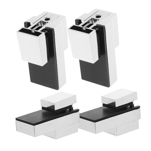 Sewroro 4 Stück Glasstütze Stabile Halterung mit Hoher Reibung für Duschwände und Küchenschränke Eleganter Kompakter Halter Sicherer Glasfixierung ohne Verrutschen von Sewroro