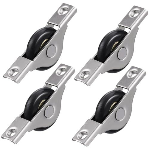 Sewroro 4 Stück Nylon Kunststoff Schiebetürrolle Mittelgroß mit Metalllager Langlebig Leichtgängige Kleiderschrank Tür Ersatzrolle für Schrank Schiebetür Transport Möbel Sewroro 4 Stück Nylon Kunststoff Schiebetürrolle Mittelgroß mit Metalllager Langlebig Leichtgängige Kleiderschrank Tür Ersatzrolle für Schrank Schiebetür Transport Möbel von Sewroro