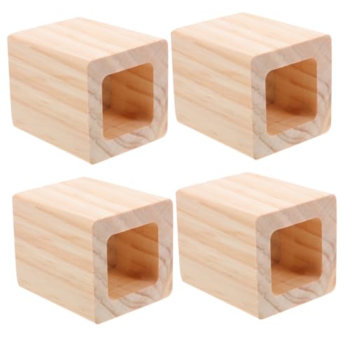 Sewroro 4 Stück Teiliges Holzmöbel Erhöhungen Quadratische Bettriser mit Erhöhung Vielseitige Möbelstützen für Betten Sofas und Esstische Stabile und Langlebige Konstruktion Sewroro 4 Stück Teiliges Holzmöbel Erhöhungen Quadratische Bettriser mit Erhöhung Vielseitige Möbelstützen für Betten Sofas und Esstische Stabile und Langlebige Konstruktion von Sewroro