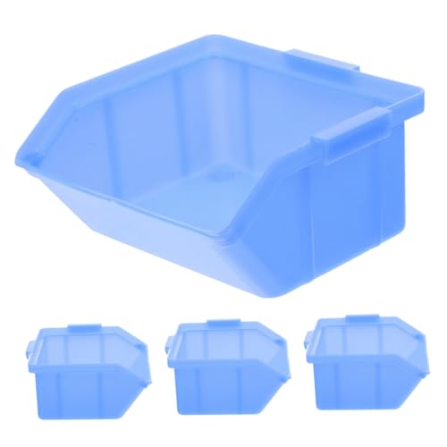 Sewroro 4 Stück Teiliges Kunststoff aufbewahrungsboxen Stapelbare Robuste Schrauben Kleinteile organizer Offene Sichtfächer für Werkstatt Garage Werkstatteinsatz Blau Sewroro 4 Stück Teiliges Kunststoff aufbewahrungsboxen Stapelbare Robuste Schrauben Kleinteile organizer Offene Sichtfächer für Werkstatt Garage Werkstatteinsatz Blau von Sewroro