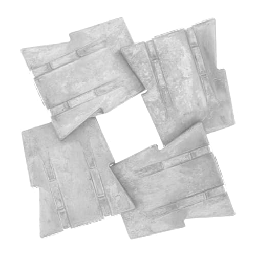 Sewroro 4 Stück Teiliges Metallkeile für Axtstiele Handwerkzeug zur Verstärkung von Hammergriffen Langlebige und Robuste Keile für Installationszubehör für und Heimwerker von Sewroro