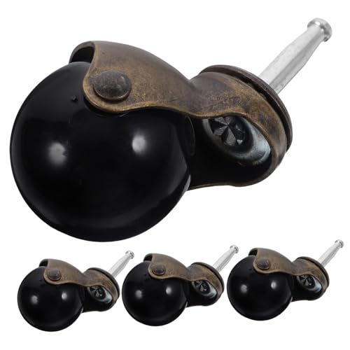 Sewroro 4 Stück Teiliges Möbel Lenkrollen mit Drehung und Bremse für Schreibtischstuhl und Möbel Langlebige PU Bodenrollen Geeignet für Büro und Zuhause Sewroro 4 Stück Teiliges Möbel Lenkrollen mit Drehung und Bremse für Schreibtischstuhl und Möbel Langlebige PU Bodenrollen Geeignet für Büro und Zuhause von Sewroro