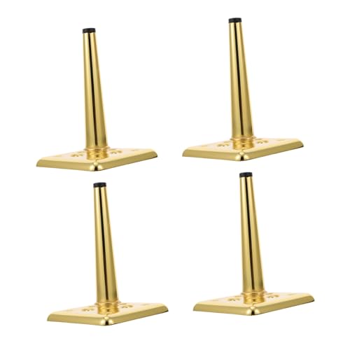 Sewroro 4 Stück Teiliges Möbelbein Eisen Stabile Möbelstützfüße für Sofa Schrank Bett Feuchtigkeitsbeständig und Einfach zu Reinigen Geeignet für Wohnzimmer Büromöbel von Sewroro