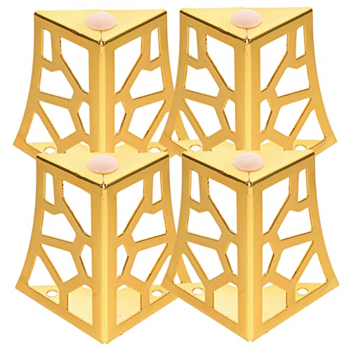 Sewroro 4 Stück Teiliges Möbelfuß Hohlem Eisen Stabile Stützfüße für Sofa Kommode Couchtisch Einsetzbar Robust und Stilvoll mit Filigranem Design Sewroro 4 Stück Teiliges Möbelfuß Hohlem Eisen Stabile Stützfüße für Sofa Kommode Couchtisch Einsetzbar Robust und Stilvoll mit Filigranem Design von Sewroro