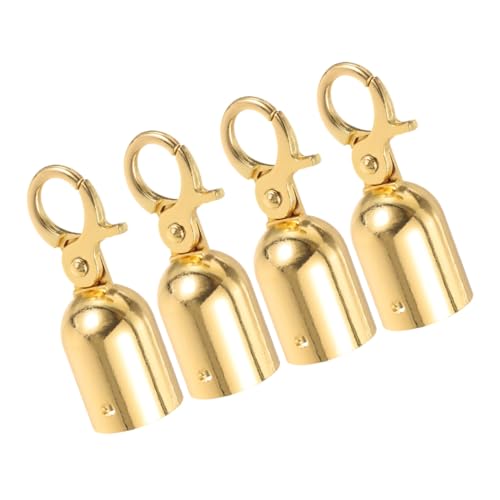 Sewroro 4 Stück Teiliges Seil Endstopper mit Haken Dekorative und Multifunktionale Handlauf Endkappen Vielseitig Einsetzbar für Absperrseile Sicherheitsbarrieren und Begrenzungssysteme von Sewroro