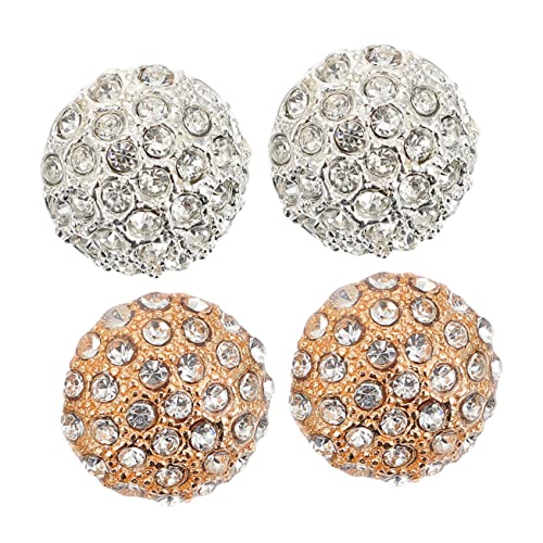 Sewroro 4 Stück Teiliges Strassknöpfe zum Annähen Runde Metallknöpfe mit Funkelnden Kristallen Elegante Zierknöpfe für Mäntel Strickjacken und DIY Kleidung Wiederverwendbar Sewroro 4 Stück Teiliges Strassknöpfe zum Annähen Runde Metallknöpfe mit Funkelnden Kristallen Elegante Zierknöpfe für Mäntel Strickjacken und DIY Kleidung Wiederverwendbar von Sewroro