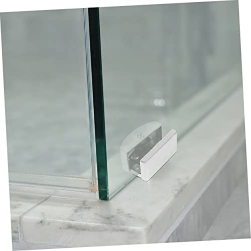 Sewroro 4 Stück Teiliges Verstellbare Duschkabinen Türführungen aus Aluminiumlegierung Rostbeständige Gleitschiene mit Flexiblem Halter Rutschfester Türstopper für Glasschiebetüren im Sewroro 4 Stück Teiliges Verstellbare Duschkabinen Türführungen aus Aluminiumlegierung Rostbeständige Gleitschiene mit Flexiblem Halter Rutschfester Türstopper für Glasschiebetüren im von Sewroro