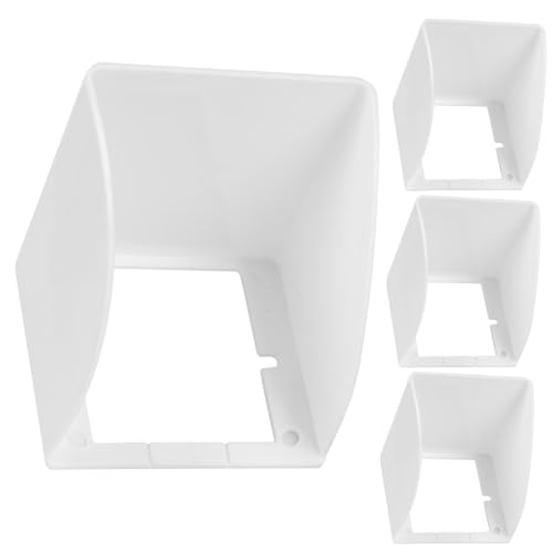 Sewroro 4 Stück Teiliges Wasserdichtes Steckdosenschutz Robustem Kunststoff Wetterfeste Außensteckdosenabdeckung Spritzgeschützt Langlebig Geeignet für Outdoor wandsteckdosen und von Sewroro
