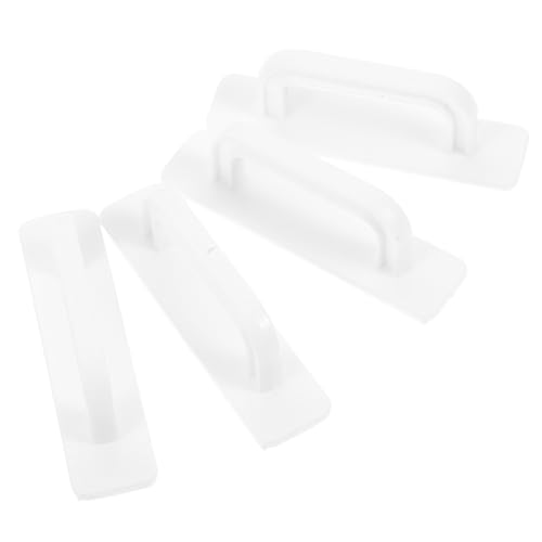 Sewroro 4 Stück Teiliges von Removable Pull Handles für Küchenschränke und Kleiderschränke kein Bohren Erforderlich Elegantes Design Elfenbeinweiß Sewroro 4 Stück Teiliges von Removable Pull Handles für Küchenschränke und Kleiderschränke kein Bohren Erforderlich Elegantes Design Elfenbeinweiß von Sewroro
