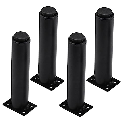 Sewroro 4 Stück Verstellbare Möbelbeine Metall für Sofa Schrank und Tisch Höhenverstellbare Möbelfüße für Moderne Inneneinrichtung Schwarz Sewroro 4 Stück Verstellbare Möbelbeine Metall für Sofa Schrank und Tisch Höhenverstellbare Möbelfüße für Moderne Inneneinrichtung Schwarz von Sewroro