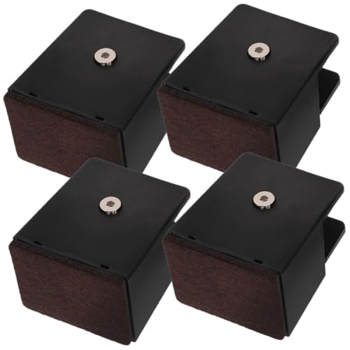 Sewroro 4 Stück Verstellbare Möbelerhöhung Teilig Schwarz für Tischbeine Belastbar bis rutschfest Kratzschützend Rostfrei für Betten Sofas Schränke Sewroro 4 Stück Verstellbare Möbelerhöhung Teilig Schwarz für Tischbeine Belastbar bis rutschfest Kratzschützend Rostfrei für Betten Sofas Schränke von Sewroro