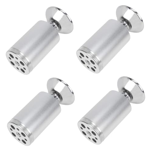 Sewroro 4 Stück Verstellbare Möbelfüße aus Aluminiumlegierung Runde Möbelbeine Teiliges Stabile Schrankfüße für Sofas Tische Betten Bad und Tv Schränke Hohe Tragfähigkeit Langlebig von Sewroro