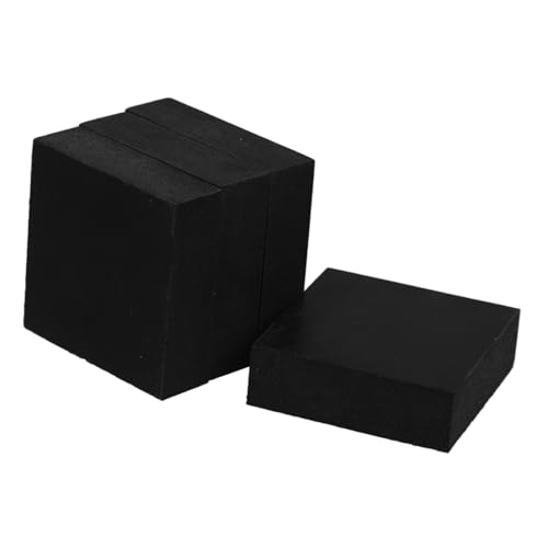 Sewroro 4 Stück Vibrations Gummipads Dicke rutschfeste Gummimatte für Fitnessgeräte Waschmaschine Möbel Stoßdämpfend Lärmschutz Bodenschutz Vielseitig Einsetzbar von Sewroro