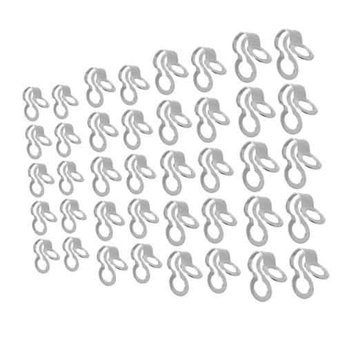Sewroro 40 Stück Teiliges DIY Schmuckverschluss aus Robustem Titanstahl Kettenverbinder für Handgefertigte Armbänder Halsketten Charm Verschlüsse für Schmuckherstellung und Bastelprojekte von Sewroro