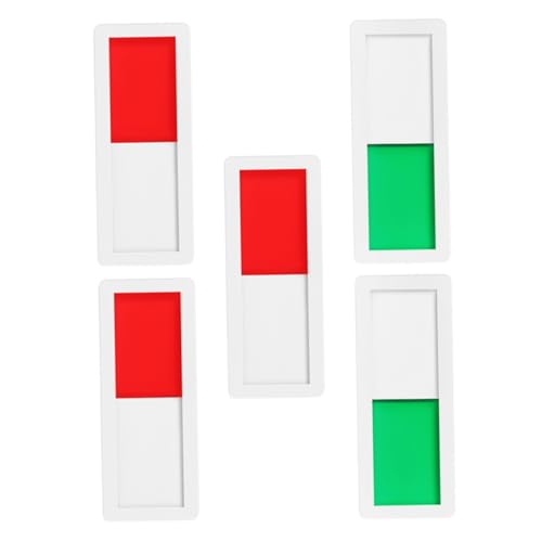 Sewroro 5 Stück Besetzt Schiebeschild für Badezimmer Büro Hotel Hochwertiges Material Einfache Design Klare Sichtbarkeit für Privatsphäre Sewroro 5 Stück Besetzt Schiebeschild für Badezimmer Büro Hotel Hochwertiges Material Einfache Design Klare Sichtbarkeit für Privatsphäre von Sewroro