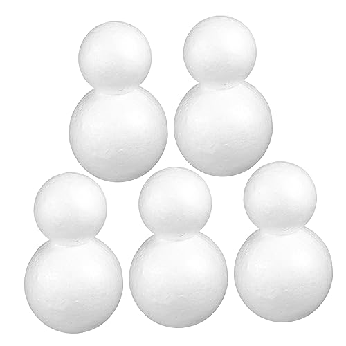 Sewroro 5stücke Schneemann Bastelset Kreative Malmaterialien Für Winterdekoration Große Modelle Für Bastelenthusiasten Für Weihnachtsprojekte von Sewroro