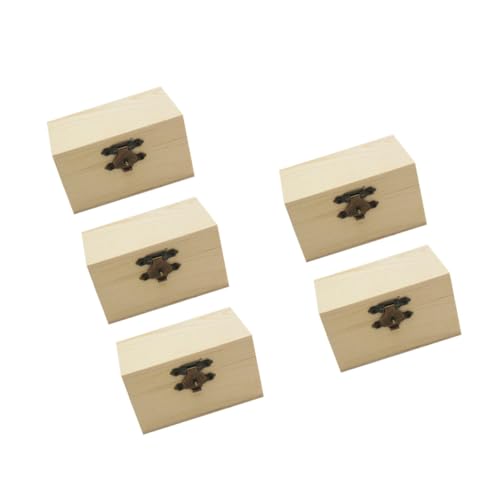 Sewroro 5 Stück Teiliges Holz aufbewahrungsboxen mit Feiner Struktur Tragbar Multifunktional als Desktop Organizer und Geschenkbox zur Aufbewahrung von Kleinigkeiten und Bastelbedarf Sewroro 5 Stück Teiliges Holz aufbewahrungsboxen mit Feiner Struktur Tragbar Multifunktional als Desktop Organizer und Geschenkbox zur Aufbewahrung von Kleinigkeiten und Bastelbedarf von Sewroro