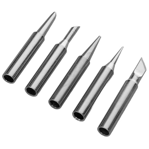 Sewroro 5 Stück Teiliges Lötspitzen Hitzeleitfähige Ersatzspitzen für Lötkolben Schnelle Erwärmung Langlebig Präzise Steuerung Geeignet für Elektronikreparaturen und Feinarbeiten Sewroro 5 Stück Teiliges Lötspitzen Hitzeleitfähige Ersatzspitzen für Lötkolben Schnelle Erwärmung Langlebig Präzise Steuerung Geeignet für Elektronikreparaturen und Feinarbeiten von Sewroro