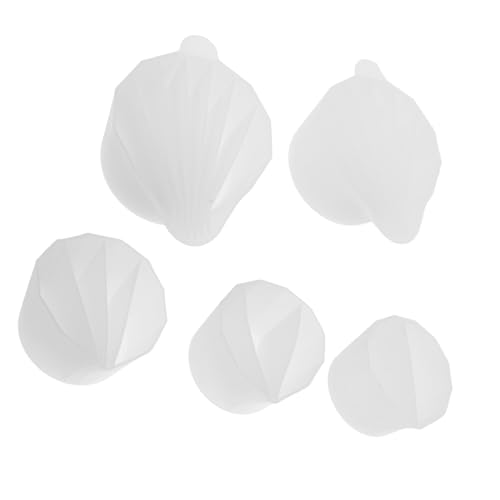 Sewroro 5 Stück Teiliges Silikon Split Cups Flexible und Langlebige Resin Mischbecher Fach Teilung für DIY Epoxidharz Gießen und Fluid Painting Einfach zu Reinigen und Wiederverwendbar von Sewroro