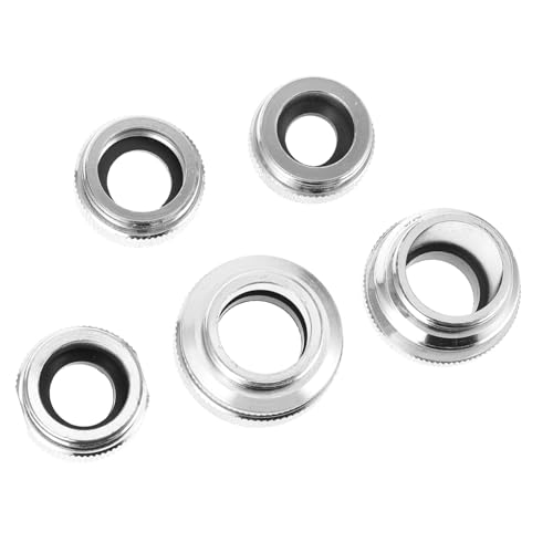 Sewroro 5 Stück Wasserhahn Adapter Teiliges Wasseranschluss für Waschbecken Gartenschlauch Sprühgerät Langlebig Präzise Verarbeitung Kompatibel mit Meisten Wasserhähnen Schützt vor von Sewroro