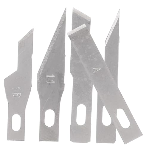 Sewroro 50 Stück Ersatz Gravur klingen aus Stahl Scharfe DIY Schneidewerkzeuge für Holzschnitzerei Bastelarbeiten und Papier Präzise Carving Blades für Kunst und Modellbau Sewroro 50 Stück Ersatz Gravur klingen aus Stahl Scharfe DIY Schneidewerkzeuge für Holzschnitzerei Bastelarbeiten und Papier Präzise Carving Blades für Kunst und Modellbau von Sewroro