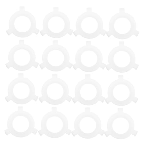 Sewroro 50 Stück Lampenschirm-adapterringe Weiß zu Lampensockel Konverter Kunststoff Lampenfassung Reduzierring für DIY Lampenreparatur und Beleuchtungsprojekte von Sewroro