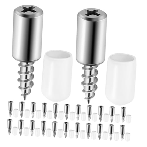 Sewroro 50 Stück Selbstschneidende Schrankschrauben Harte Rutschfeste Schräuben Selbstschneidende Metallschrauben Schräuben Für Schranktrennwände Nägel von Sewroro