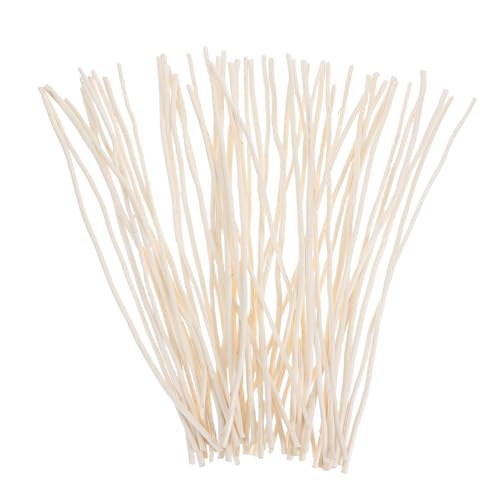 Sewroro 50 Stück Weiße Getrocknete Holzstäbe Vase Füller Deko Kurvige Weidenzweige Natürliche Trockenäste Für Zen Garten Hochzeit Tischdeko Rustikaler Landhausstil von Sewroro