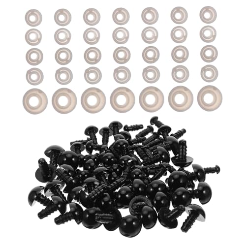 Sewroro 500stücke Puppenaugen Aus Kunststoff Für Stofftiere DIY-bastelaugen Mit Unterlegscheiben Für Puppen Handpuppen Und Häkelprojekte Plüschtieraugen Sewroro 500stücke Puppenaugen Aus Kunststoff Für Stofftiere DIY-bastelaugen Mit Unterlegscheiben Für Puppen Handpuppen Und Häkelprojekte Plüschtieraugen von Sewroro