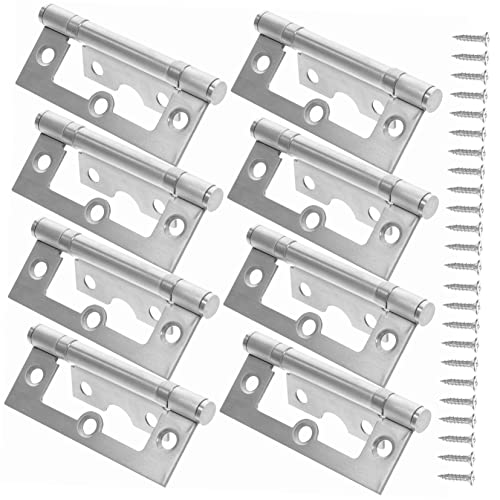 Sewroro 6 Paare Non Mortise Scharniere für Bifold Türen Flush Türscharniere für Möbel und Schränke Rostfrei und Langlebig Sewroro 6 Paare Non Mortise Scharniere für Bifold Türen Flush Türscharniere für Möbel und Schränke Rostfrei und Langlebig von Sewroro