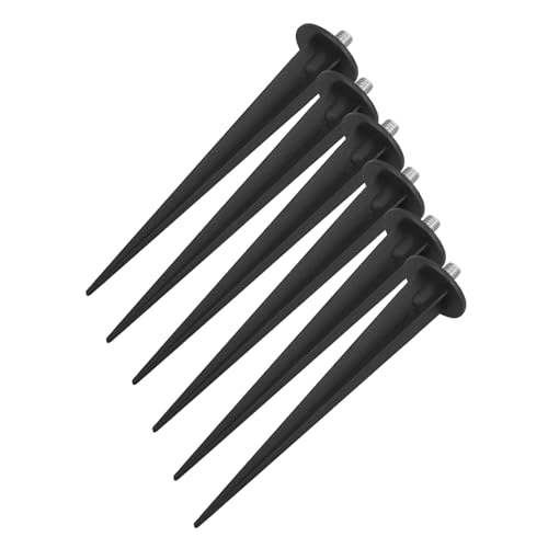 Sewroro 6 Stück Aluminiumlegierung Erdspieße Wetterfeste Landschaftspfosten Windresistente Bodenheringe für Gartenbeleuchtung Einfache Montage Langlebige Ersatzpfähle für Außenlampen Sewroro 6 Stück Aluminiumlegierung Erdspieße Wetterfeste Landschaftspfosten Windresistente Bodenheringe für Gartenbeleuchtung Einfache Montage Langlebige Ersatzpfähle für Außenlampen von Sewroro