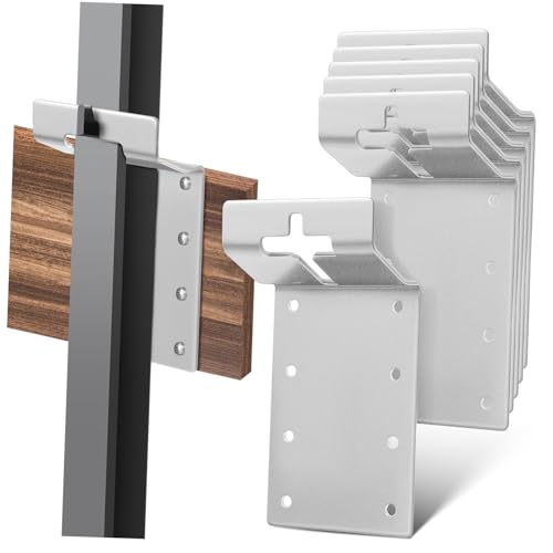 Sewroro 6 Stück Formige Pfostenhalterung Metall für Garten Zaun und Deck Wetterfest Robust und Vielseitig Einsetzbar Design für Professionelle Anwendungen von Sewroro