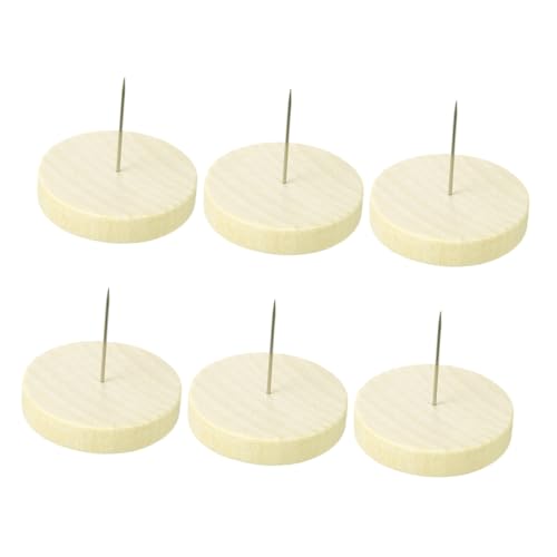 Sewroro 6 Stück Häkelpuppenständer mit Holzsockel Stabiler Nadelhalter für Puppen und Kleine Sammlerstücke Vielseitig Einsetzbar Einfach Zusammenbaubar für Zuhause und Ausstellungen von Sewroro