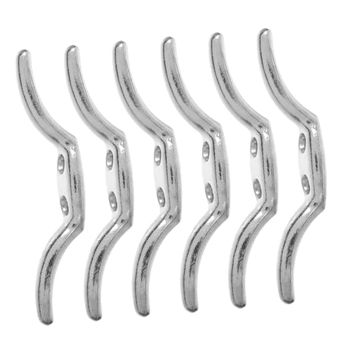 Sewroro 6 Stück Metall Kordelstopper für Fensterrollos Sicherheitsklemmen für Jalousien Vertikale Vorhänge Geeignet für Einfache Installation und Sicheren Halt von Sewroro