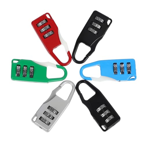 Sewroro 6 Stück Teiliges Zahlenschloss Gepäck Stelliger Passwortverstellung Zinklegierung Farbiges Kofferschloss für Rucksack Schrank und Reise Robustes Vorhängeschloss für Sichere Sewroro 6 Stück Teiliges Zahlenschloss Gepäck Stelliger Passwortverstellung Zinklegierung Farbiges Kofferschloss für Rucksack Schrank und Reise Robustes Vorhängeschloss für Sichere von Sewroro