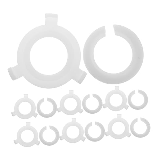 Sewroro 60 Stück Lampenfassung Adapterring aus Stabilem Kunststoff Lampenschirm-reduzierstück mit Fester Befestigung Einfaches Austauschen Langlebiger Lampenfassung Konverter für Sichere von Sewroro