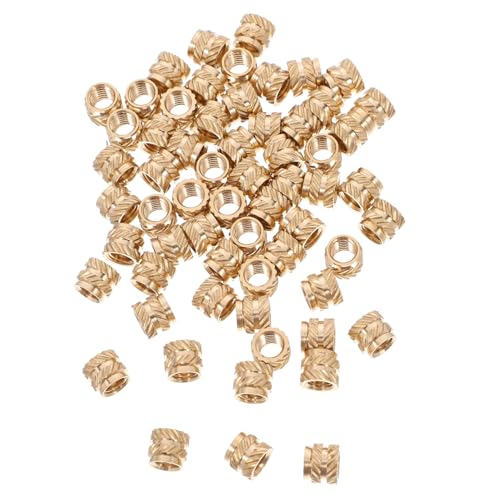 Sewroro 60 Stück Teiliges Set Kupfer Gewindeeinsätze Korrosionsbeständige Hochleitfähige Messing Einschraubmuttern für Druck und Metallanwendungen Kompatibel Sewroro 60 Stück Teiliges Set Kupfer Gewindeeinsätze Korrosionsbeständige Hochleitfähige Messing Einschraubmuttern für Druck und Metallanwendungen Kompatibel von Sewroro
