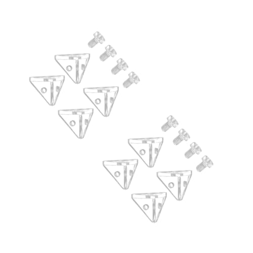 Sewroro 8 Sätze Eckwinkel Transparente Halterung für Stabile Verbindungen für und Boxen Professionell und Langlebig Sewroro 8 Sätze Eckwinkel Transparente Halterung für Stabile Verbindungen für und Boxen Professionell und Langlebig von Sewroro