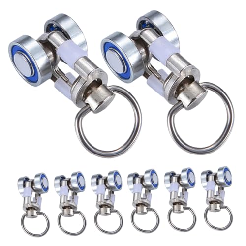 Sewroro 8 Stück Metalllager Teiliges Vorhangschienen Geräuschlose Gardinen Rollengleiter Verschleißfest für Vorhangschiene und Raumteiler Schiebesysteme Langlebig und Leichtgängig Sewroro 8 Stück Metalllager Teiliges Vorhangschienen Geräuschlose Gardinen Rollengleiter Verschleißfest für Vorhangschiene und Raumteiler Schiebesysteme Langlebig und Leichtgängig von Sewroro
