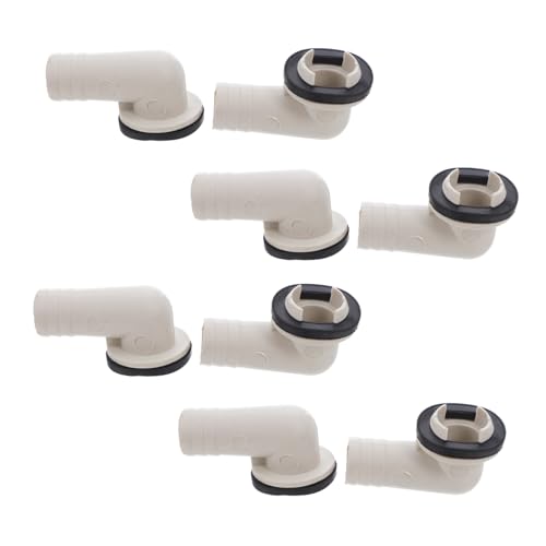 Sewroro 8 Stück Teiliges Ac Ablaufschlauchverbinder Langlebiger Kunststoffadapter mit Stabilem Design für Klimaanlagen-ablaufschläuche Installieren Kompatibel mit Außengeräten und von Sewroro
