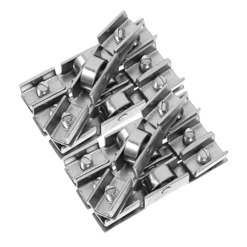 Sewroro 8 Stück Teiliges Glasscheiben Schiebetür Laufrollen H Förmige Pulley Wheels Robustem Material Verschleißfest und Leise Laufend Geeignet für Möbel Schränke und Fenster Vielseitig Sewroro 8 Stück Teiliges Glasscheiben Schiebetür Laufrollen H Förmige Pulley Wheels Robustem Material Verschleißfest und Leise Laufend Geeignet für Möbel Schränke und Fenster Vielseitig von Sewroro