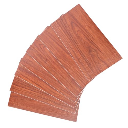 Sewroro 8 Stück Teiliges Selbstklebendes PVC Bodenfliesen Abziehbare rutschfeste und Leicht zu Reinigende Vinyl Bodensticker mit Holzmaserung zur Einfachen Renovierung von Wohn und von Sewroro