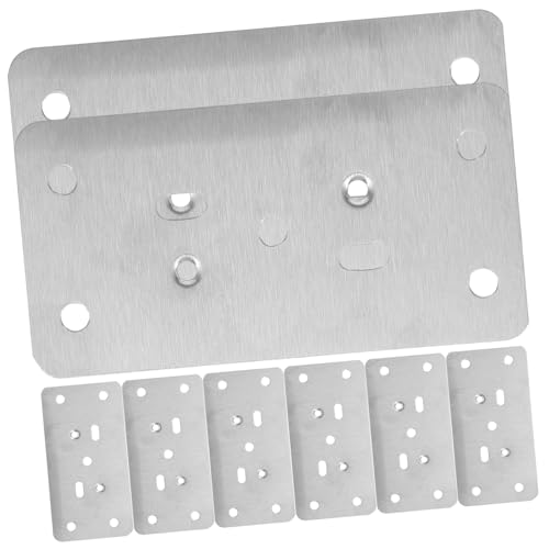 Sewroro 8 Stück Teiliges Türverstärkung Platte Runde Reparaturplatte für Türschlösser Passend für Verschiedene Türarten Robust und Langlebig zur Schnellen Reparatur von Beschädigten Sewroro 8 Stück Teiliges Türverstärkung Platte Runde Reparaturplatte für Türschlösser Passend für Verschiedene Türarten Robust und Langlebig zur Schnellen Reparatur von Beschädigten von Sewroro