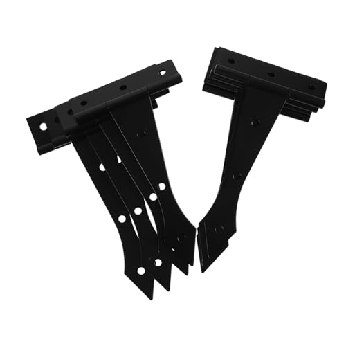 Sewroro 8 Stück Teiliges Verschleißfester Türscharniere aus Eisen Robuste Schranktür scharniere Wiederverwendbar Schwarz matte Oberfläche für Möbel und Küchenschränke Sewroro 8 Stück Teiliges Verschleißfester Türscharniere aus Eisen Robuste Schranktür scharniere Wiederverwendbar Schwarz matte Oberfläche für Möbel und Küchenschränke von Sewroro