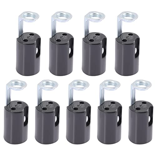 Sewroro 9 Stück Lampenfassung Teiliges Robuste Kerzenlampen Sockel für Kronleuchter und Diy Beleuchtung Langlebiges und Eisenmaterial für Wohnräume Küchen und Bars von Sewroro
