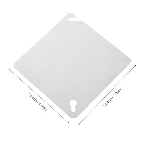 Sewroro Abdeckung Für Schalttafeln Metall Steckdosenabdeckung Grundplatte Aus Verzinktem Stahl Quadratische Steckdosenabdeckung Abdeckung Für Schalttafeln Elektrische Abdeckplatten von Sewroro