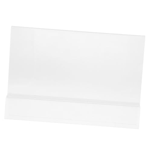 Sewroro Acryl Namensschildhalter Klare Kartenaufsteller Stehend Robuster Arbeitsplatz Kartenhalter Für Büro Trennwände Sichtbare Namensschilder Präsentation von Sewroro