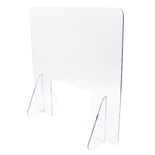 Sewroro Freistehender Niesschutz Für Lebensmittel 40 X 40 cm Acryl Schreibtisch-sichtschutz Für Büro von Sewroro